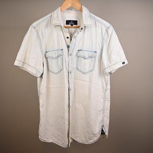 💗HOST PICK💗Buffalo David Bitton-Men's Cotton Casual Snap Front Shirt